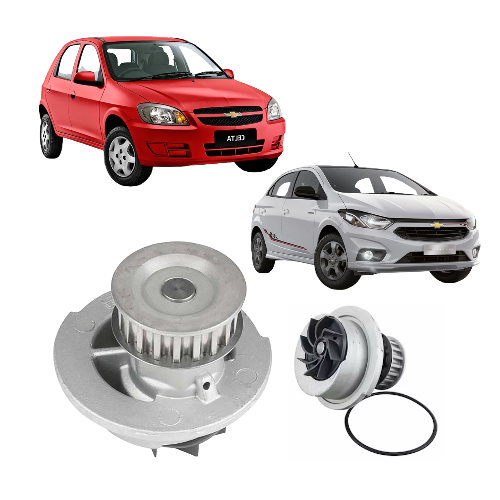 Bomba água - GM Agile/ Celta/ Cobalt/ Corsa/ Classic/ Montana/ Meriva/ Prisma/ Onix