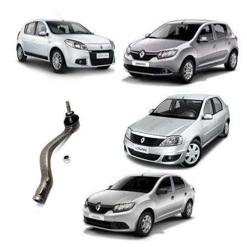 Terminal Direção lado DIREITO - RENAULT Logan/ Sandero/ Sandero Stepway