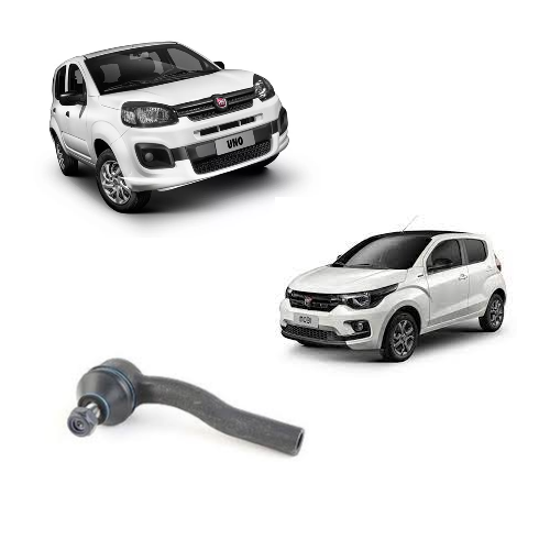 Terminal direção lado DIREITO FIAT Mobi/ Uno novo