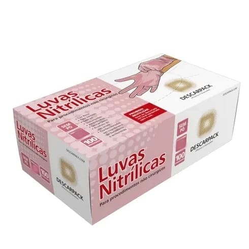Luvas Nitrílicas Rosa