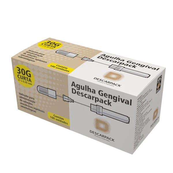 Agulha Gengival Curta