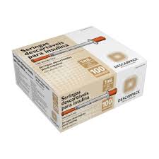SERINGAS DESCARTÁVEIS PARA INSULINA/BOTOX - 1mL