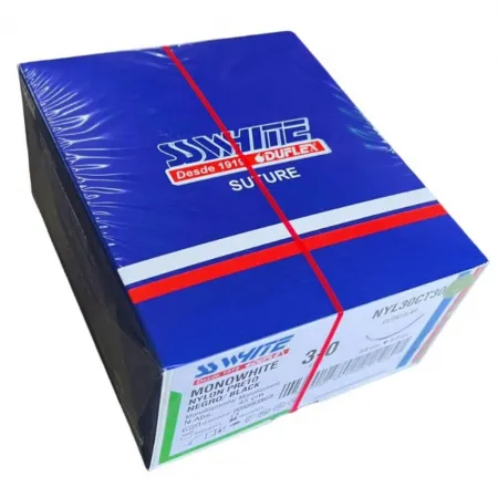 Fio de Nylon Preto para Sutura