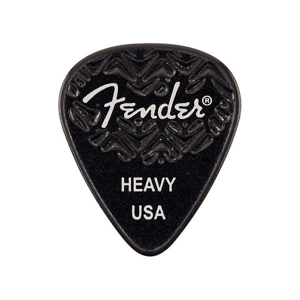 Kit Fender com 6 palhetas 351 Shape Heavy Black