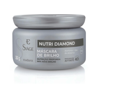Máscara Capilar de Brilho Siàge Nutri Diamond 250g