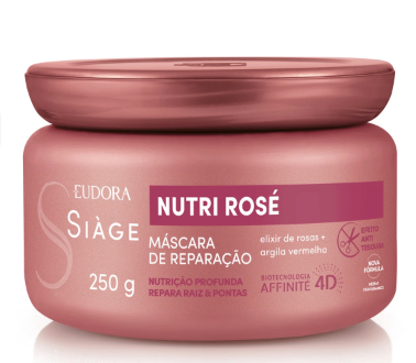 Máscara Capilar Siàge Nutri Rosé 250g