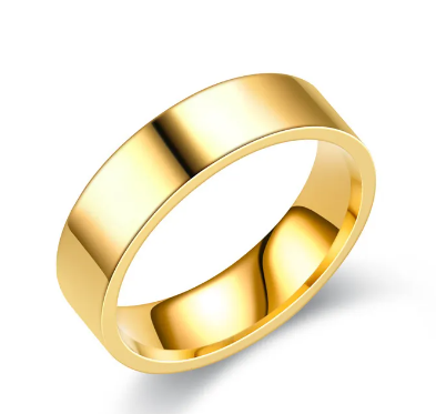 ALIANÇA AÇO DOURADA