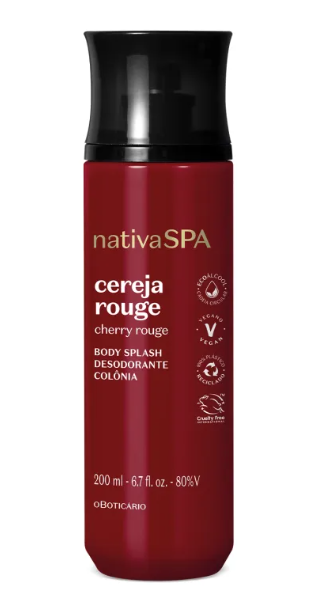 BODY SPLASH CEREJA ROUGE NATIVA SPA 200ML