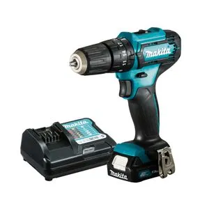 COMBO PARAFUSADEIRA HP333DWYX3 + APARADOR GRAMA UR100DZX + BAT 12V MAKITA
