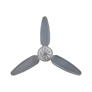 VENTILADOR TETO COMERCIAL PALETA PLASTICA CINZA 127V PREMIUM VENTISOL