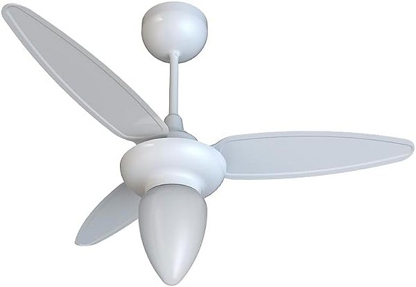 VENTILADOR TETO WIND LIGHT PERA 3 PAS INJ BRANCO 127V 3322 VENTISOL