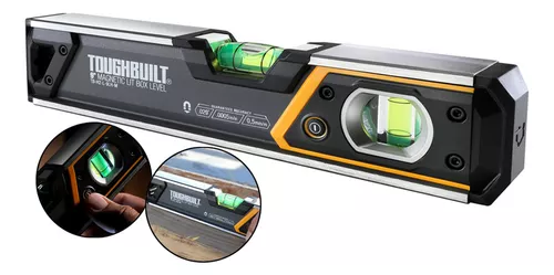 TOUGHBUILT NIVEL DE BOLHA C/ ILUMINACAO E MAGNETICO 23CM