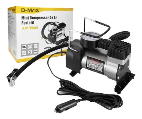 B-TEK MINI COMPRESSOR DE AR PORTATIL 12V