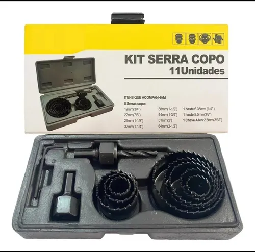 B-TEK KIT SERRA COPO COM 11 PEÇAS