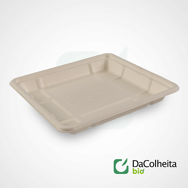 Bandeja Ecológica 450ml 15x15cm – Frutas e Legumes | DaColheita Bio | 1.000 Unidades