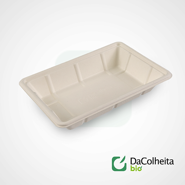 Bandeja Ecológica 1.000ml 21x13cm – Frutas e Legumes | DaColheita Bio | 500 Unidades