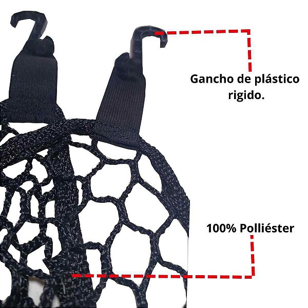 Rede Porta-Malas de Poliéster 100x100 para Carros Grandes