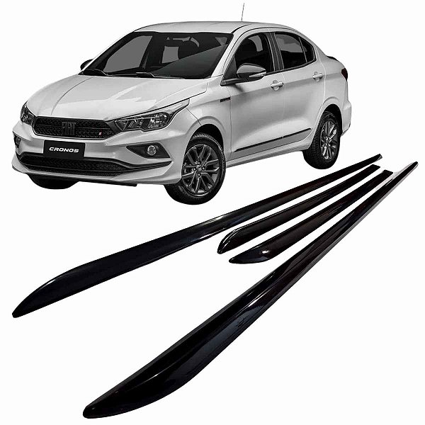 Friso Lateral Fiat Cronos Black Piano Do Vinco Da Porta