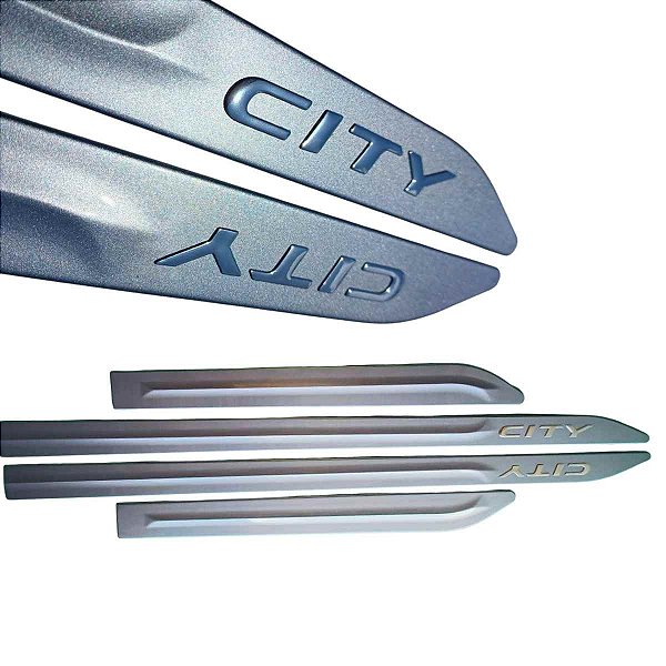 Friso Lateral New City Prata Platinum nome alto em relevo