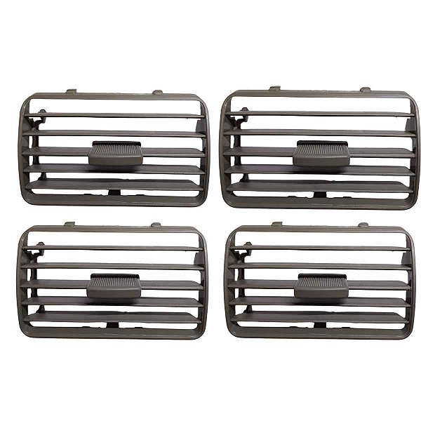 Kit Difusor Ar Painel Gol G3 Parati Saveiro Cinza Flanel