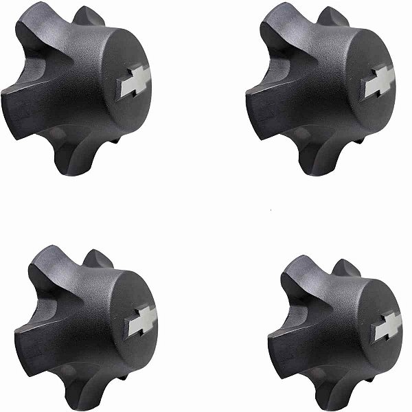 Kit 4 Calota centro roda D20 C20 A20 Silverado aro 6X16"