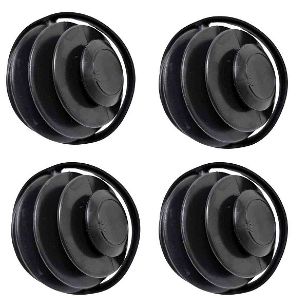 4 Difusor Ar globinho Gol Voyage Paraty Saveiro G4 G5 C/anel