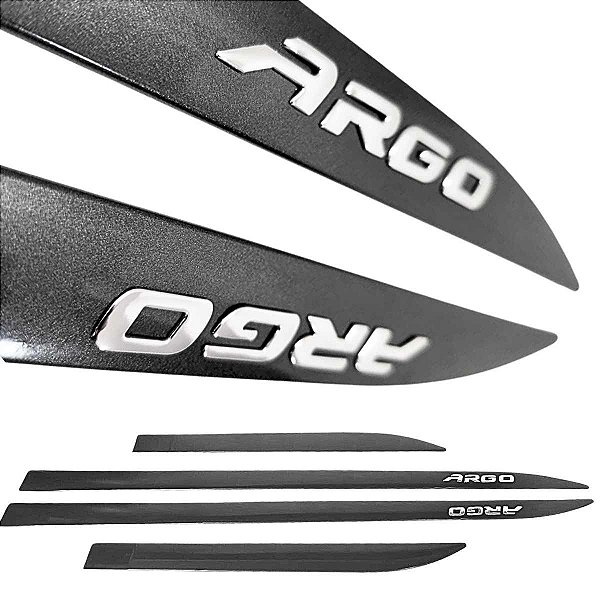Friso Lateral Argo Cinza Silverstone cor Original Em Relevo