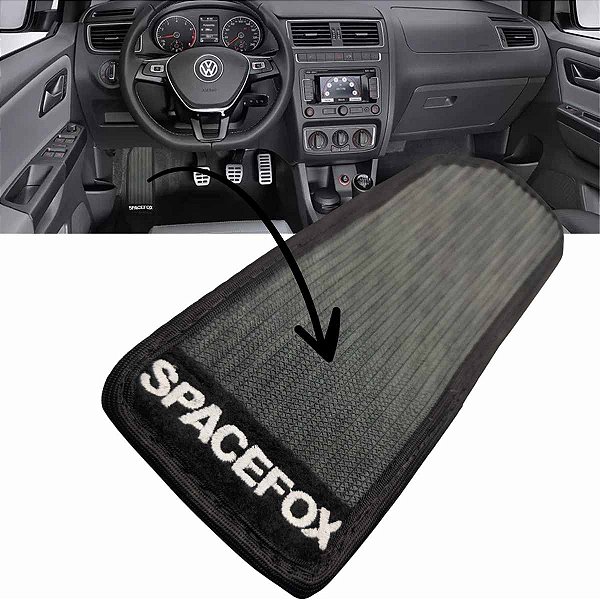 Descanso De Pé Spacefox Apoio Pedal De Carpete E Pvc Velcro