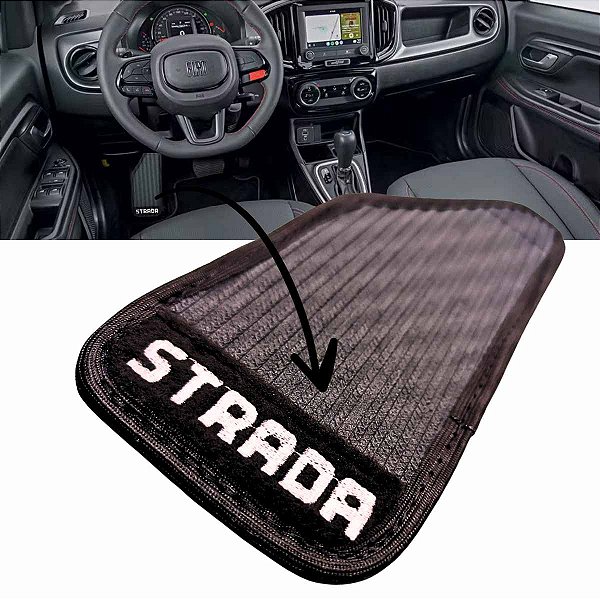 Descanso De Pé Strada Apoio Pedal De Carpete E Pvc Velcro