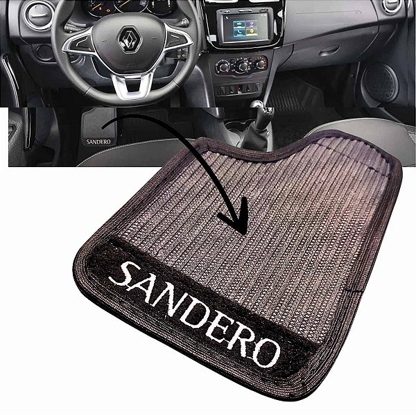 Descanso De Pé Sandero Apoio Pedal De Carpete E Pvc Velcro