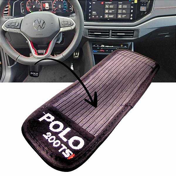 Descanso De Pé Polo TSI Apoio Pedal De Carpete E Pvc Velcro