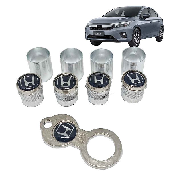 tampa de valvula pneu antifurto Honda bico inflador