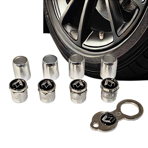 Tampa Bico de Pneu Antifurto Válvula personalizado Renault