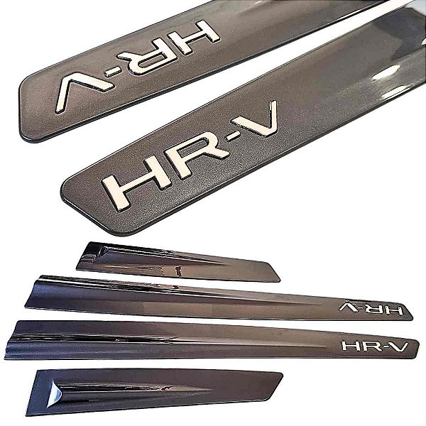 Friso Lateral New HR-V 2023 2024 2025 Cinza Basalto cromado