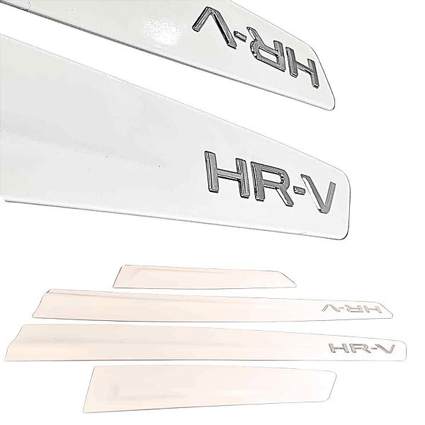 Friso Lateral New HR-V 2023 2024 2025 na Cor Branco Tafetá