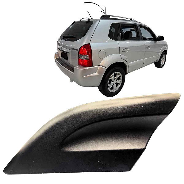 Acabamento Moldura Rack Traz Direito Preto Tucson 2006 2018