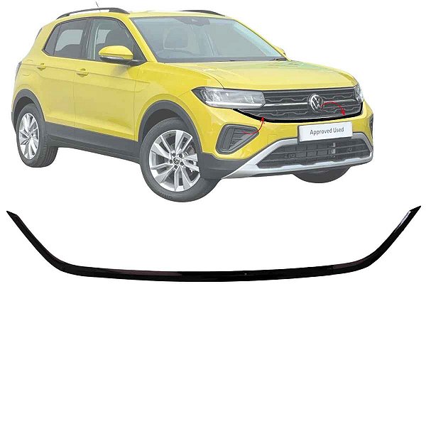 Aplique Black Piano Grade inferior Dianteira T-CROSS 2025 26