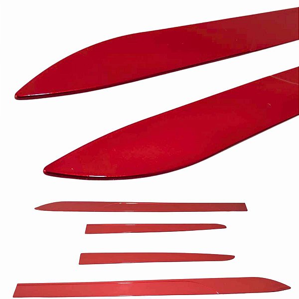 Friso lateral Nova Tracker RS LTZ 2025 2026 Vermelho Scarlet