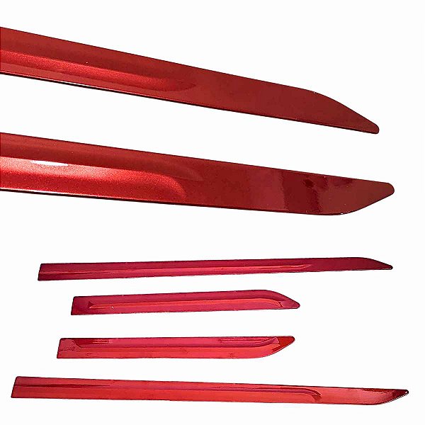Friso Lateral City Hatchack Vermelho super nova Perolizado
