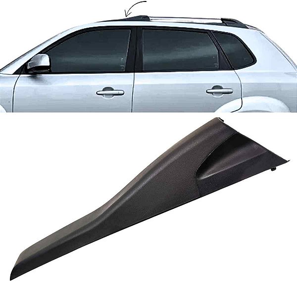 Acabamento Moldura Rack Teto Preto Diant Esq Tucson 2006‑18