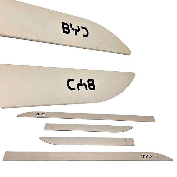 Frisos laterais BYD SONG PLUS Smoke Grey Nome black piano