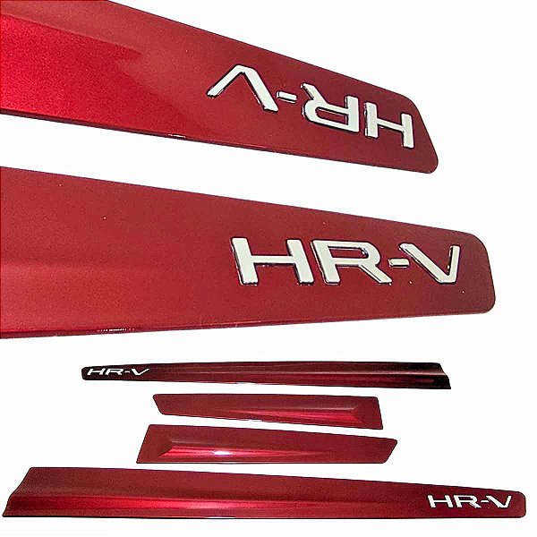 Friso Lateral New HR-V 2026 VERMELHO SUPERNOVA nome Cromado