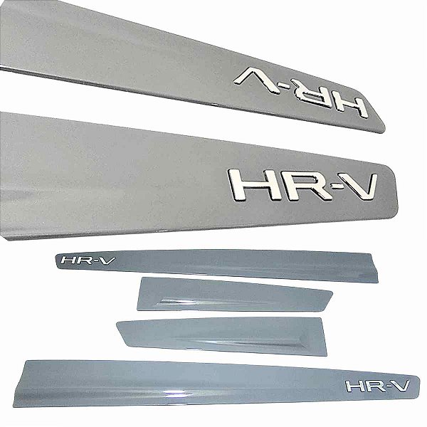 Friso Lateral New HR-V 2026 cor Cinza Titanium Nome Cromado