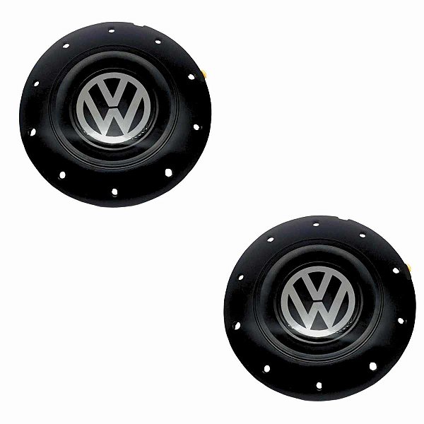 Jogo de 2 calotas para roda ferro aro 14” e 15" Gol Fox VW