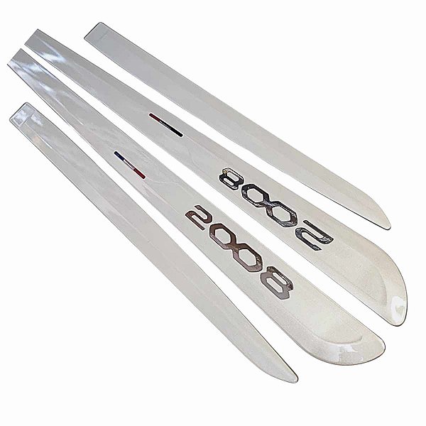 Friso Lateral porta Peugeot 2008 Branco Nacre cor original