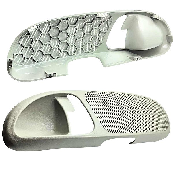 PAR Molduras Acabamento Maçanetas Cinza claro LD e LE Gol G3