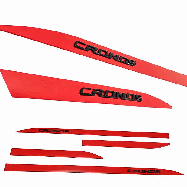 Friso Cronos Vermelho Montecarlo Nome alto relevo Black Piano