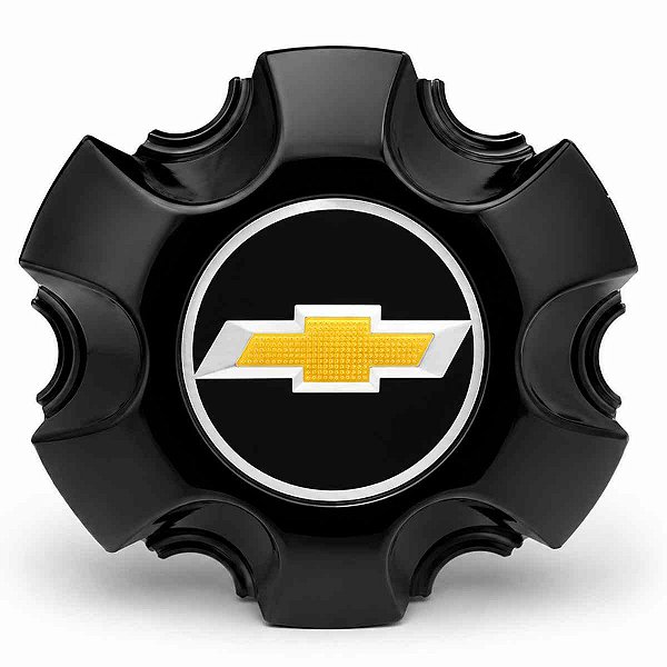Calota Miolo Centro Roda S10 LTZ LT 17 18 19 20 Preto