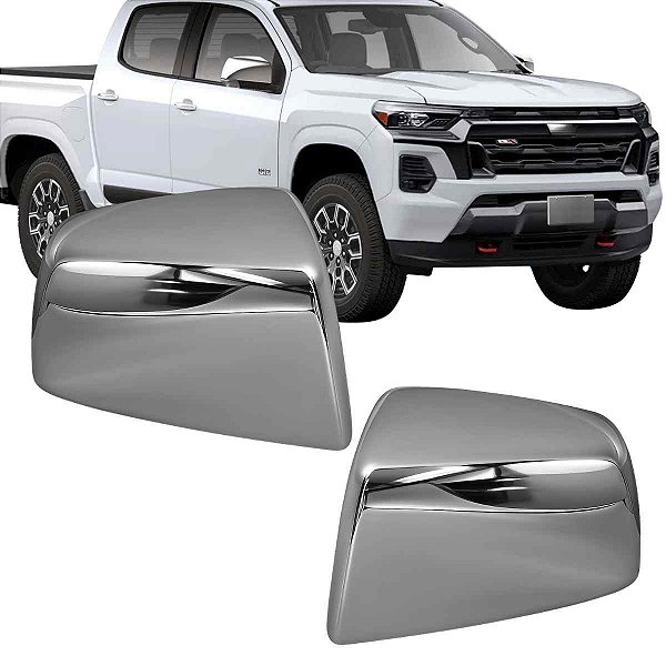 Par de Capa Retrovisor Cromada S10 2012 a 2024 Original
