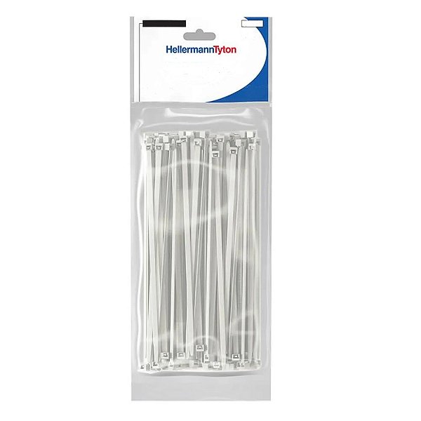 ABRACADEIRA NYLON T50R NATURAL - 200 X 4,6 MM - 100 UND